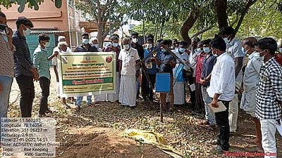 மகுடஞ்சாவடி வட்டார விவசாயிகள் கண்டுணா்வு சுற்றுலா