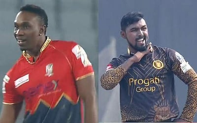 விக்கெட் எடுத்த மகிழ்ச்சியில் 'புஷ்பா' பாடலுக்கு நடனமாடிய கிரிக்கெட் வீரர்கள்