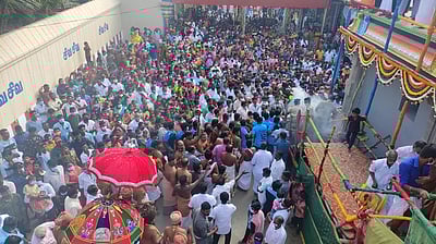 திருமுல்லைவாசல் முல்லைவனநாதா் கோயில் கும்பாபிஷேகம்: ஆதீனங்கள் பங்கேற்பு