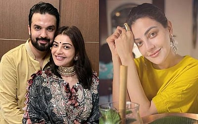 புகைப்படம் மூலம் காஜல் கர்ப்பமாக இருப்பதை அறிவித்த கணவர் : ரசிகர்கள் வாழ்த்து