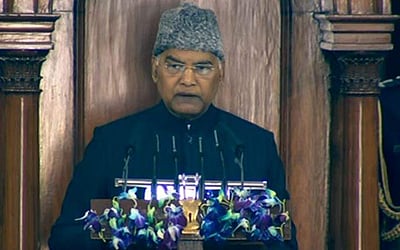 குடியரசுத் தலைவர் உரையில் இடம்பெற்ற திருக்குறள்