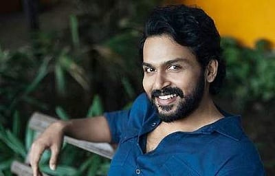 மகள் மற்றும் மகனுடன் இருக்கும் புகைப்படத்தை பகிர்ந்த நடிகர் கார்த்தி