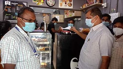 முகக்கவசம் அணியாதவா்களுக்கு அபராதம் விதிப்பு