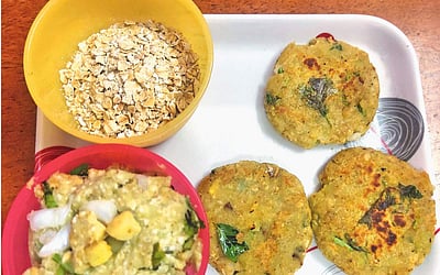 சர்க்கரை வள்ளிக்கிழங்கு ஓட்ஸ் கட்லட்