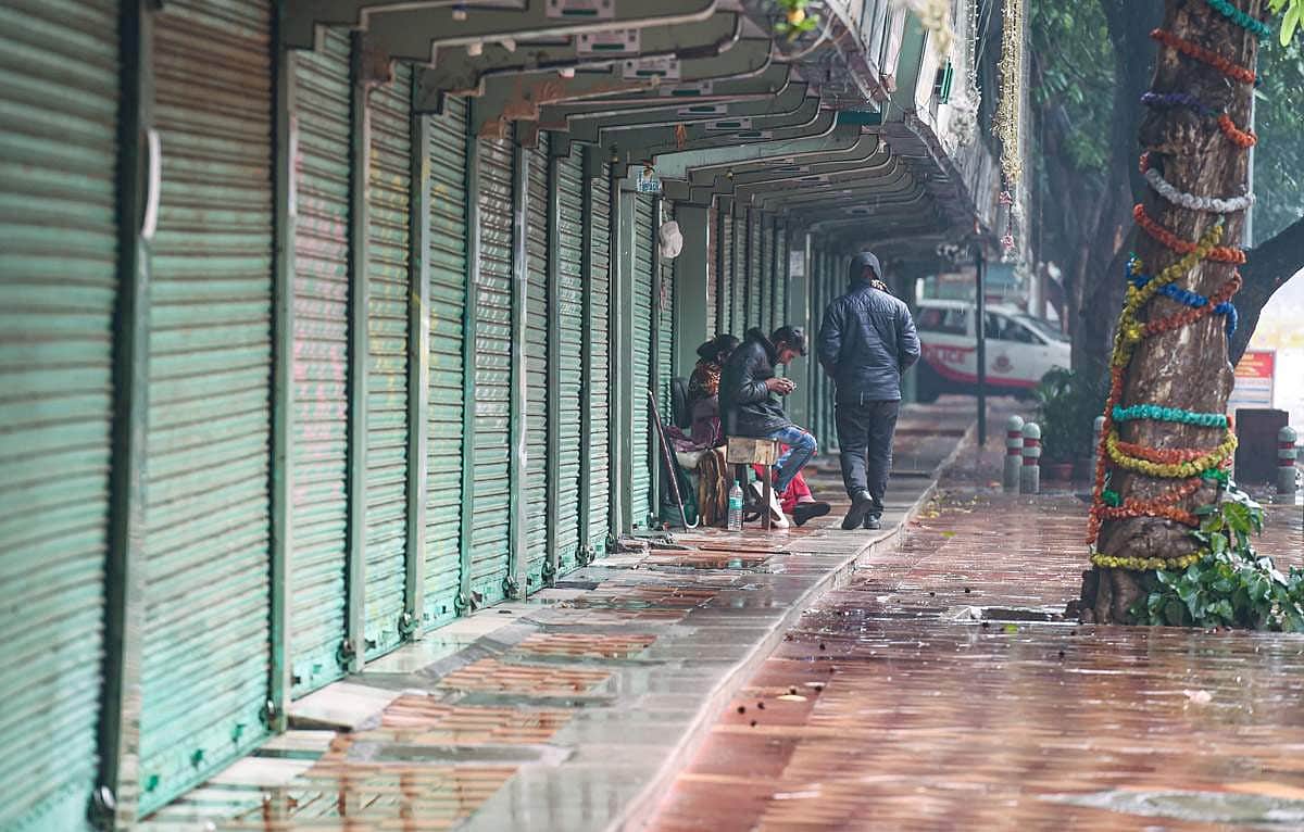 தில்லியில் வார இறுதி நாட்களில் ஊரடங்கு - புகைப்படங்கள்