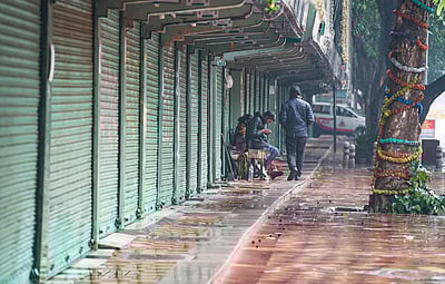 தில்லியில் வார இறுதி நாட்களில் ஊரடங்கு - புகைப்படங்கள்