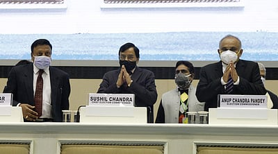 ‘மத்திய நிதிநிலை அறிக்கை தாக்கலில்தோ்தல் ஆணையம் தலையிடாது’