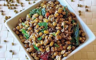 பயறு -  பனீர் சுண்டல்