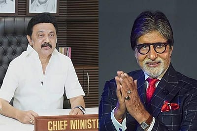 ‘வாழும் வரலாறு’: அமிதாப் பச்சனுக்கு முதல்வர் ஸ்டாலின் வாழ்த்து