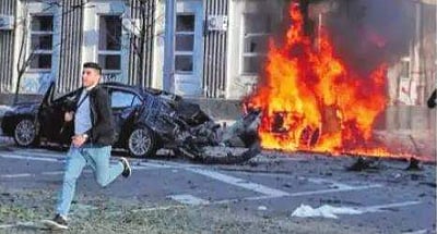 கிரீமியா பால குண்டுவெடிப்புக்கு பதிலடி: உக்ரைன் நகரங்களில் ரஷியா ஏவுகணை மழை