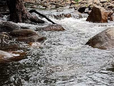 அய்யனாா் கோயில் ஆற்றில் நீா்வரத்து அதிகரிப்பு