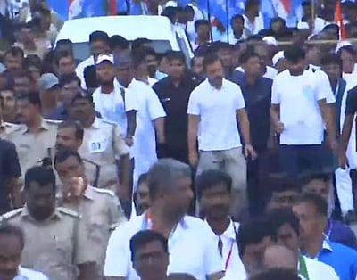 ராகுல் காந்தியின் 39வது நாள் நடைப்பயணம் தொடக்கம்