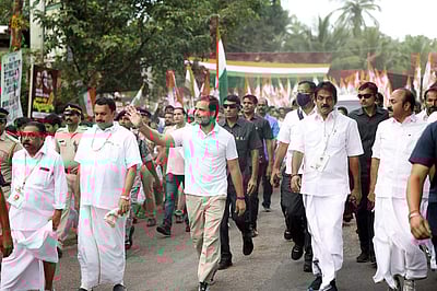 நடைப்பயணத்துக்கு இடையே ராகுல் பகிர்ந்து கொண்ட சுவாரஸ்யம்