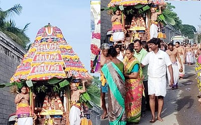 காஞ்சிபுரம் ஸ்ரீதேசிகன் கோயிலில் தேரோட்டம்!