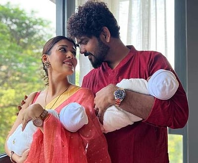 இரட்டைக் குழந்தைகளுடன் தீபாவளி வாழ்த்து சொன்ன நயன்தாரா! (விடியோ)