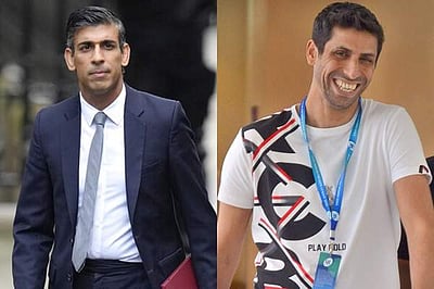 ரிஷி சுனக்கும் ஆஷிஷ் நெஹ்ராவும்: வைரலாகும் புகைப்படங்கள்!