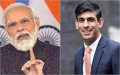 தடையற்ற வா்த்தகம்: பிரிட்டன் பிரதமருடன் மோடி பேச்சு
