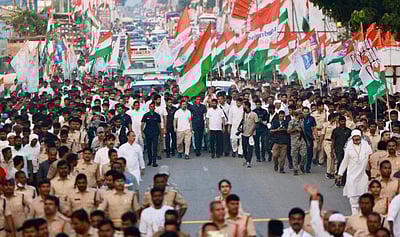 தெலங்கானாவில் 2-வது நாளாக ராகுல் நடைப்பயணம்!