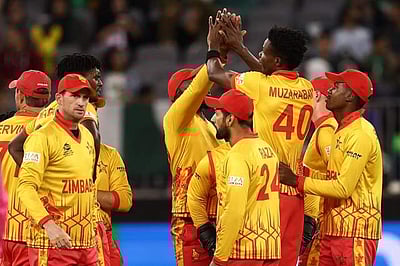 ஜிம்பாப்வே ‘த்ரில்’ வெற்றி; பாகிஸ்தானுக்கு பின்னடைவு