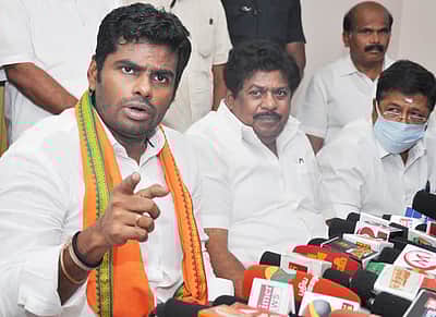 காவல் துறைக்கு தகுந்த பதில் தரப்படும்: அண்ணாமலை