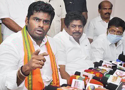 காவல் துறைக்கு தகுந்த பதில் தரப்படும்: அண்ணாமலை