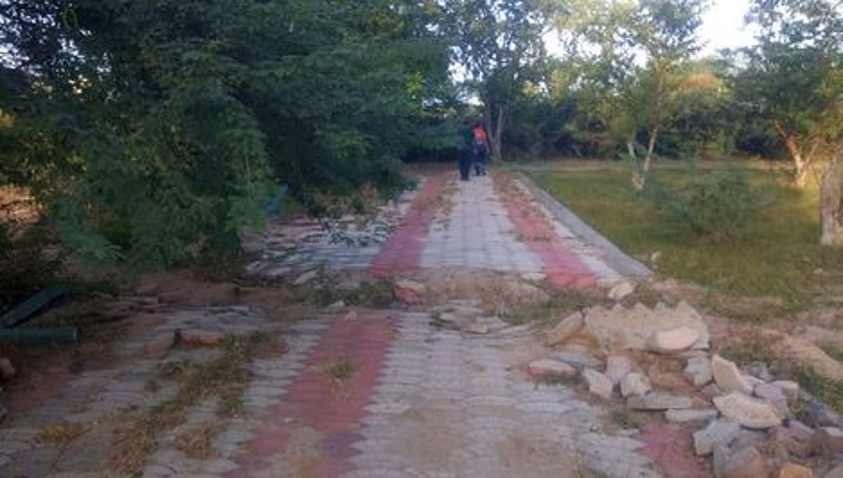 பராமரிப்பின்றி பாழாகி வரும் பஞ்சப்பூா் பசுமைப் பூங்கா! புனரமைக்க நடவடிக்கை எடுக்கப்படுமா?