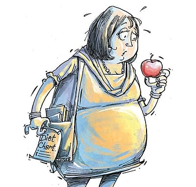 பெண்கள் குண்டாக இருக்க இதுதான் காரணம்!