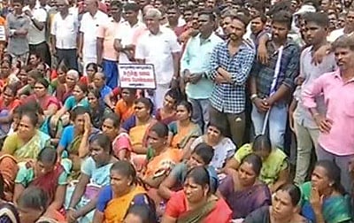 சென்னையில் மீனவர்கள் போராட்டம்!