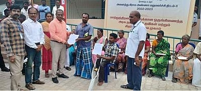 திமிரியில் மாற்றுத் திறனாளிகளுக்கான சிறப்பு முகாம்