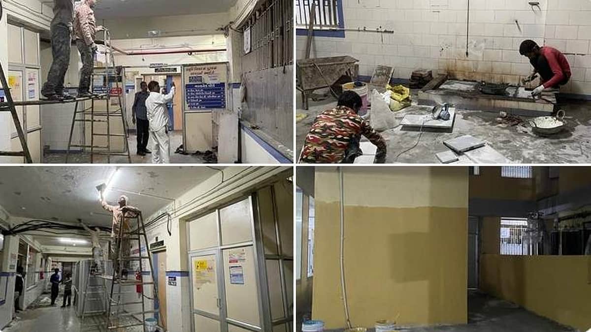 மோடி வருகையால் புதுப்பொலிவு பெறுகிறது மோர்பி மருத்துவமனை