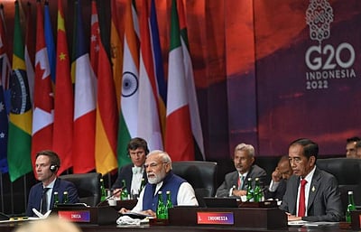 இந்தியாவின் தலைமை லட்சியம் சாா்ந்தது: பிரதமா் மோடி