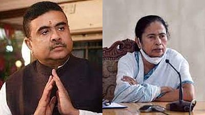 மம்தா-சுவேந்து அதிகாரி திடீர் சந்திப்பு: காரணம் இதுதானா?