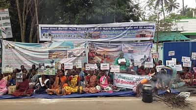 கூத்தாநல்லூரில் விவசாயிகள் தொடர் பிச்சையெடுப்பு போராட்டம்