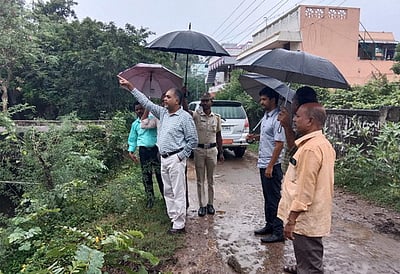 மழையால் பாதிக்கக்கூடிய பகுதிகள்: ஆட்சியா் ஆய்வு