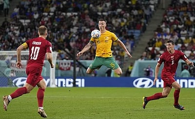 உலகக் கோப்பை: டென்மார்க்கை வீழ்த்தியது ஆஸ்திரேலியா! 