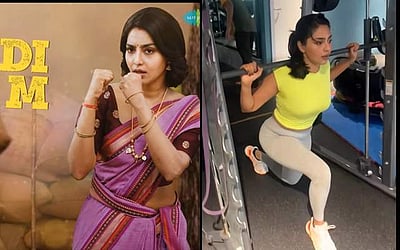 ‘கட்டா குஸ்தி’ படத்திற்காக தீயாக பயிற்சி எடுத்த ஐஸ்வர்யா லக்‌ஷ்மியின் விடியோ!