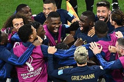 இங்கிலாந்தின் சாம்பியன் கனவு கலைந்தது:பிரான்ஸிடம் 1-2 என தோல்வி: அரையிறுதியில் பிரான்ஸ்