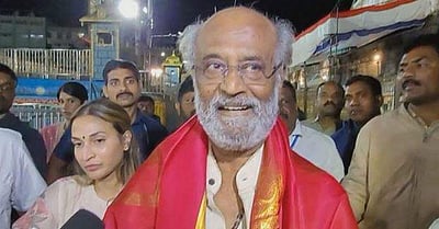 திருப்பதி ஏழுமலையான் கோயிலில் ரஜினி!