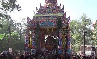 மதுரை மீனாட்சி சுந்தரேஸ்வரர் அஷ்டமி சப்பர வீதியுலா