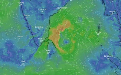 அடுத்த 12 மணிநேரத்தில் காற்றழுத்த தாழ்வு மண்டலமாக வலுப்பெறும்