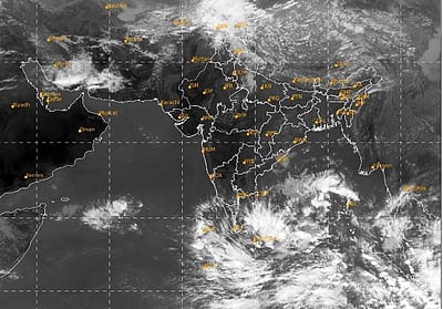 நாகையிலிருந்து 480 கி.மீ தொலைவில் காற்றழுத்தத் தாழ்வு மண்டலம்