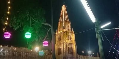 175 ஆண்டுகள் பழமையான தூய இருதய ஆண்டவர் பேராலயத்தில் கிறிஸ்துமஸ் விழா