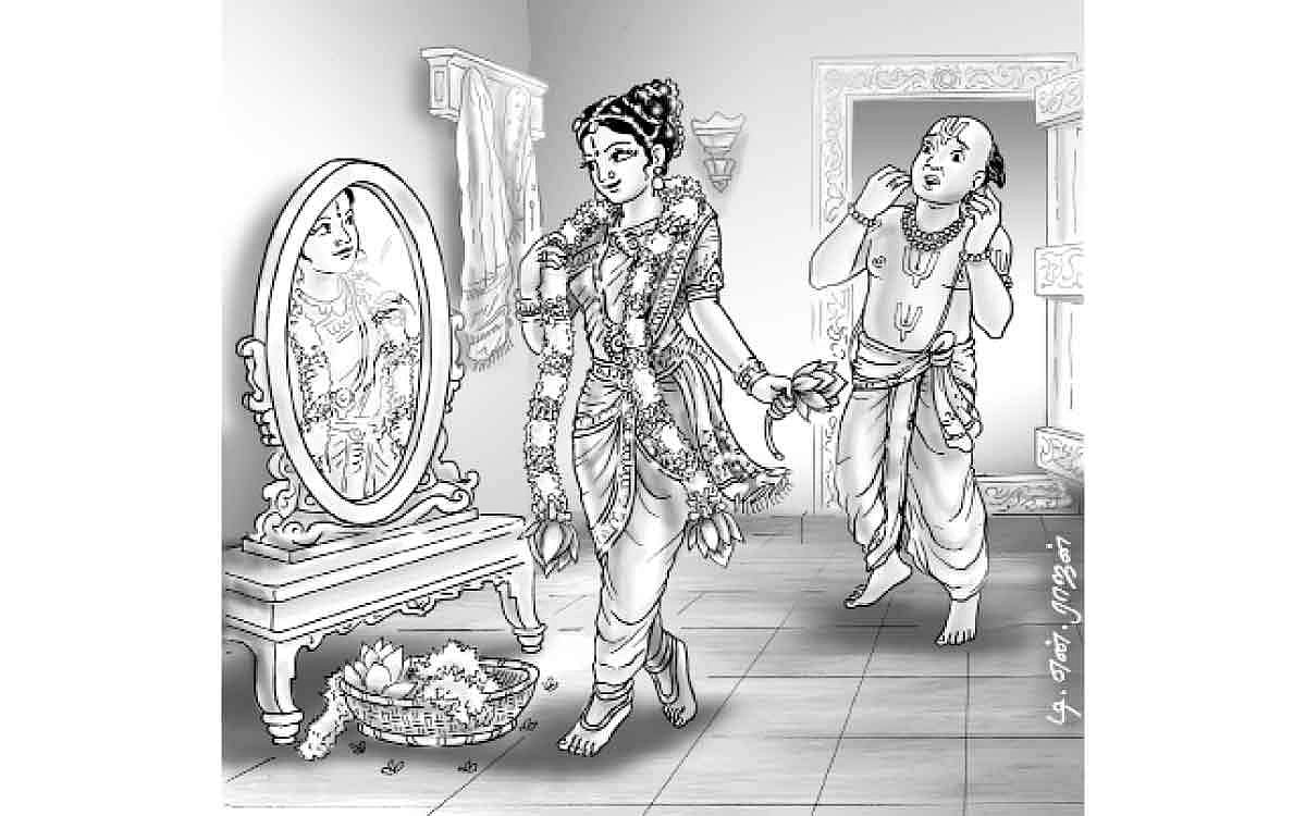 பாடிக்கொடுத்தாள் பாமாலை, சூடிக் கொடுத்தாள் பூமாலை!