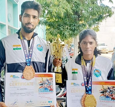 ஆசிய அளவிலான கிக்பாக்சிங் போட்டி: காஞ்சிபுரம் மாணவி முதலிடம்!