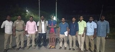 மணப்பாறையில் யானை தந்தங்கள் விற்பனை: ஒருவர் கைது!