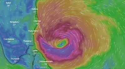 தீவிர புயலாக மாறியது 'மாண்டஸ்'