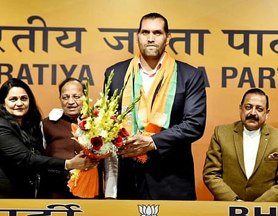 பாஜகவில் இணைந்த ‘கிரேட் காளி’