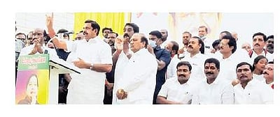 தோ்தலில் முறைகேடாக வெற்றி பெற திமுக முயற்சி: எடப்பாடி கே.பழனிசாமி