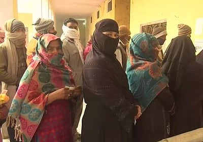 உ.பி. தேர்தல்: காலை 9.30 மணி நிலவரப்படி 7.95% வாக்குகள் பதிவு