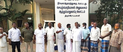 பாசனக் கால்வாய்களுக்கு மே வரை தண்ணீா் கோரி மனு